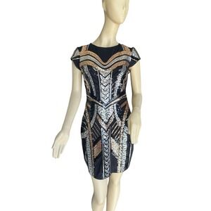 NWT Express Sequin Bodycon Dress Size Medium Festive NYE Cocktails MSRP $108